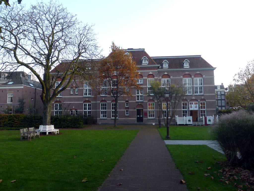 Back side of the Amsterdam Outsider Art building at the Hoftuin garden