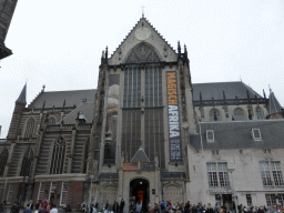 Front of the Nieuwe Kerk church at the Dam square