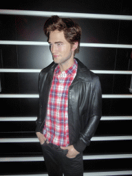Wax statue of Robert Pattinson at the Madame Tussauds museum