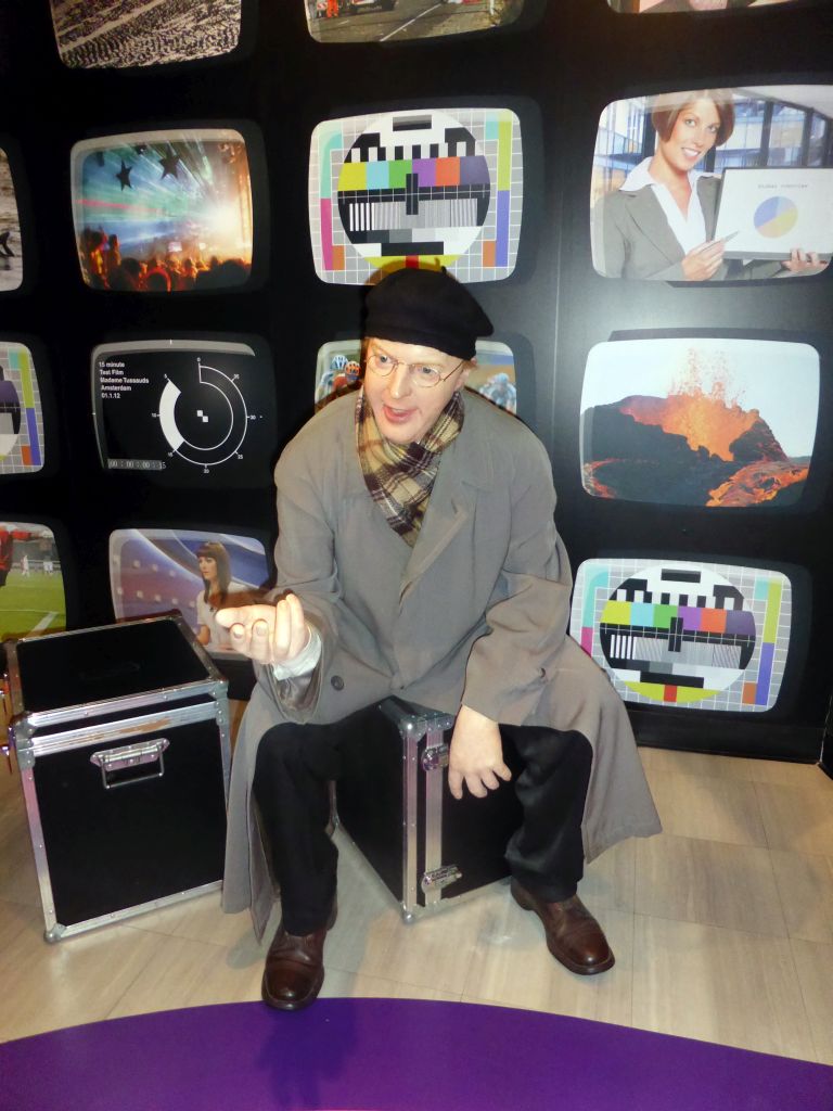 Wax statue of André van Duin at the Madame Tussauds museum