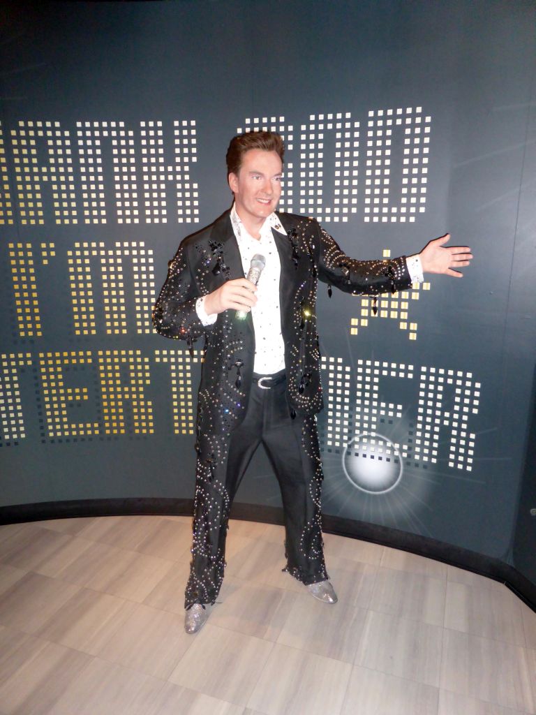 Wax statue of Gerard Joling at the Madame Tussauds museum