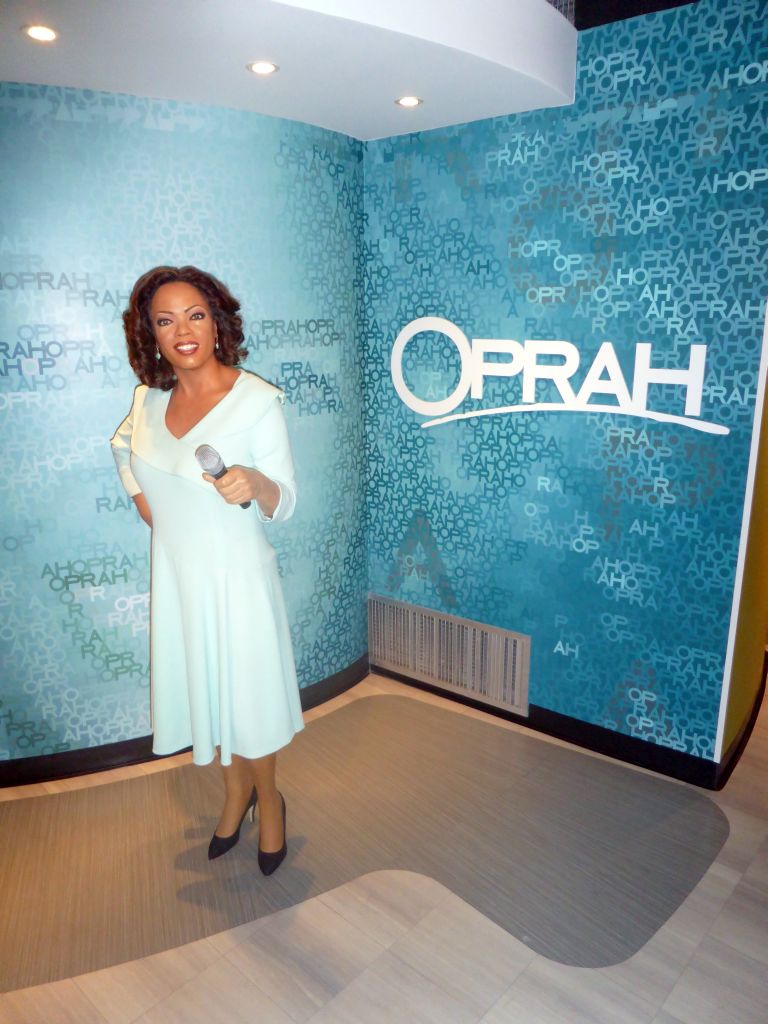 Wax statue of Oprah Winfrey at the Madame Tussauds museum