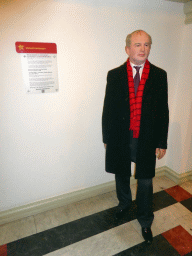 Wax statue of Mikhail Gorbachev at the Madame Tussauds museum