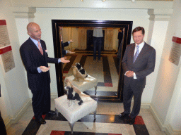 Wax statues of Pim Fortuyn and Jan Peter Balkenende at the Madame Tussauds museum