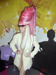 Wax statue of Lady Gaga at the Madame Tussauds museum