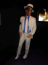 Wax statue of Michael Jackson at the Madame Tussauds museum