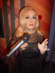 Wax statue of Adele at the Madame Tussauds museum