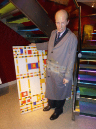 Wax statue of Piet Mondriaan at the Madame Tussauds museum