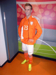 Wax statue of Rafael van der Vaart at the Madame Tussauds museum