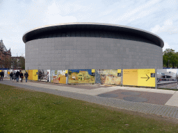 New entrance building of the Van Gogh Museum at the Museumplein square