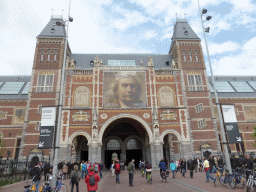 Back side of the Rijksmuseum at the Museumplein square