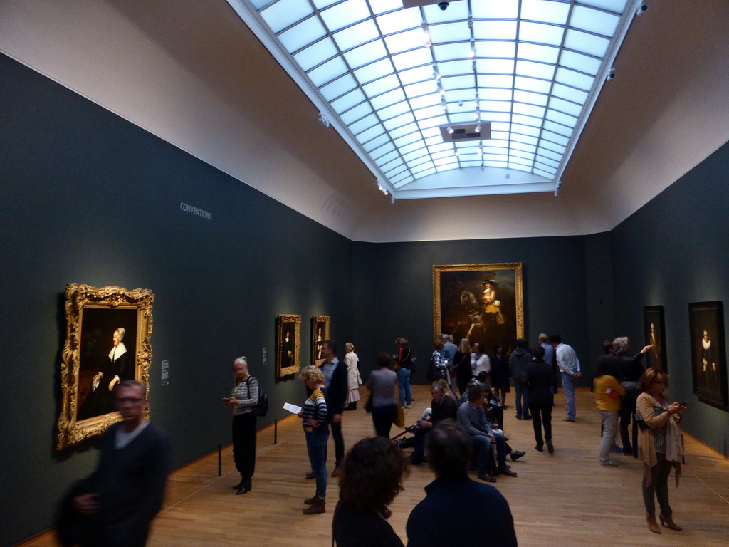 Gallery 3 of the `Late Rembrandt` exhibition at the First Floor of the Philips Wing of the Rijksmuseum