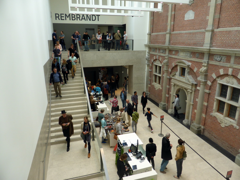 Central Hallway of the Philips Wing of the Rijksmuseum, viewed from the First Floor