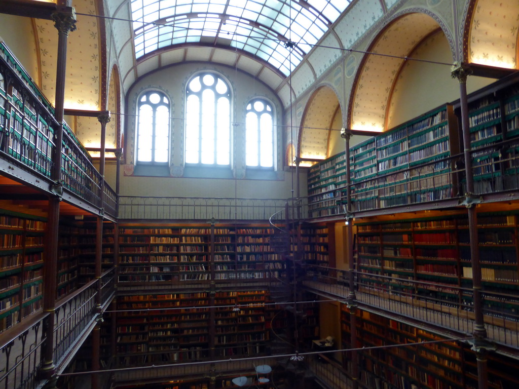 The Library of the Rijksmuseum, viewed from the Second Floor