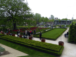 Gardens at the southeast side of the Rijksmuseum