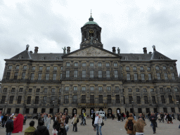 Front of the Royal Palace Amsterdam at the Dam square