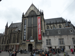 Front of the Nieuwe Kerk church at the Dam square