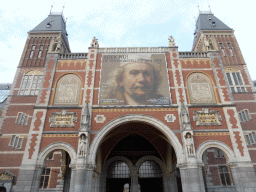 Back side of the Rijksmuseum at the Museumplein square