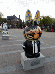 Statues of Nijntje at the Museumplein square