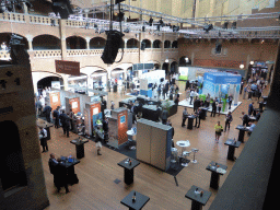 The Grote Zaal room of the Beurs van Berlage conference center during the eHealth Week 2016 conference, viewed from the first floor