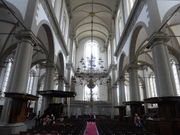 Nave and apse of the Westerkerk church