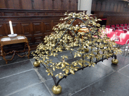 Piece of art `The Burning Bush` by Hans `t Mannetje, at the Westerkerk church