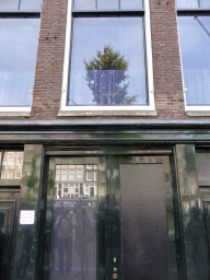 Front of the Anne Frank House museum at the Prinsengracht canal