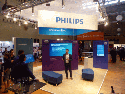 The Philips stand during the eHealth Week 2016 conference, at the Graanbeurszaal room of the Beurs van Berlage conference center