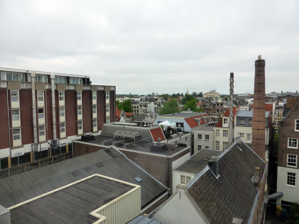 View from the top floor of the Grand Hotel Krasnapolsky