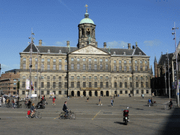 The Dam Square with the Royal Palace Amsterdam