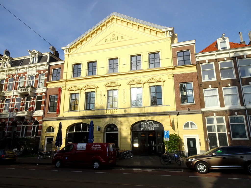 Front of the Resistance Museum at the Plantage Kerklaan street
