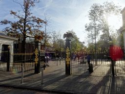Entrance gate to the Royal Artis Zoo at the Plantage Kerklaan street