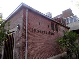 Front of the Insectarium at the Royal Artis Zoo