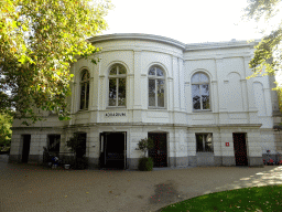 Front of the Aquarium at the Royal Artis Zoo