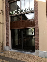 Entrance to the Micropia museum at the Plantage Kerklaan street