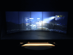 Interactive screen at the Upper Floor of the Micropia museum