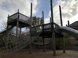 The playground next to the Twee Cheetahs restaurant at the Royal Artis Zoo