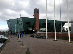 Front of the NEMO Science Museum at the Oosterdok street