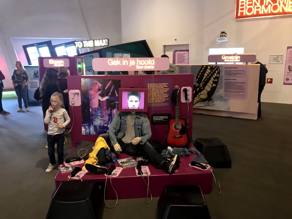 Interior of the Teen Facts Exhibition at the Humania exhibition at the Fourth Floor of the NEMO Science Museum