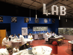 The Laboratory at the Elementa exhibition at the Third Floor of the NEMO Science Museum