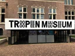 Entrance to the Tropenmuseum at the Linnaeusstraat street
