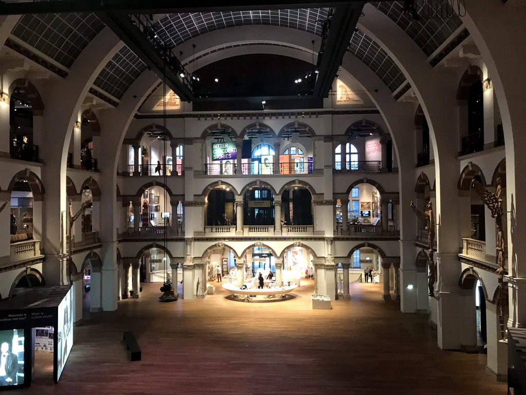 The Great Hall of the Tropenmuseum, viewed from the First Floor