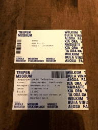 Max`s tickets to the Tropenmuseum and the ZieZo Marokko exhibition