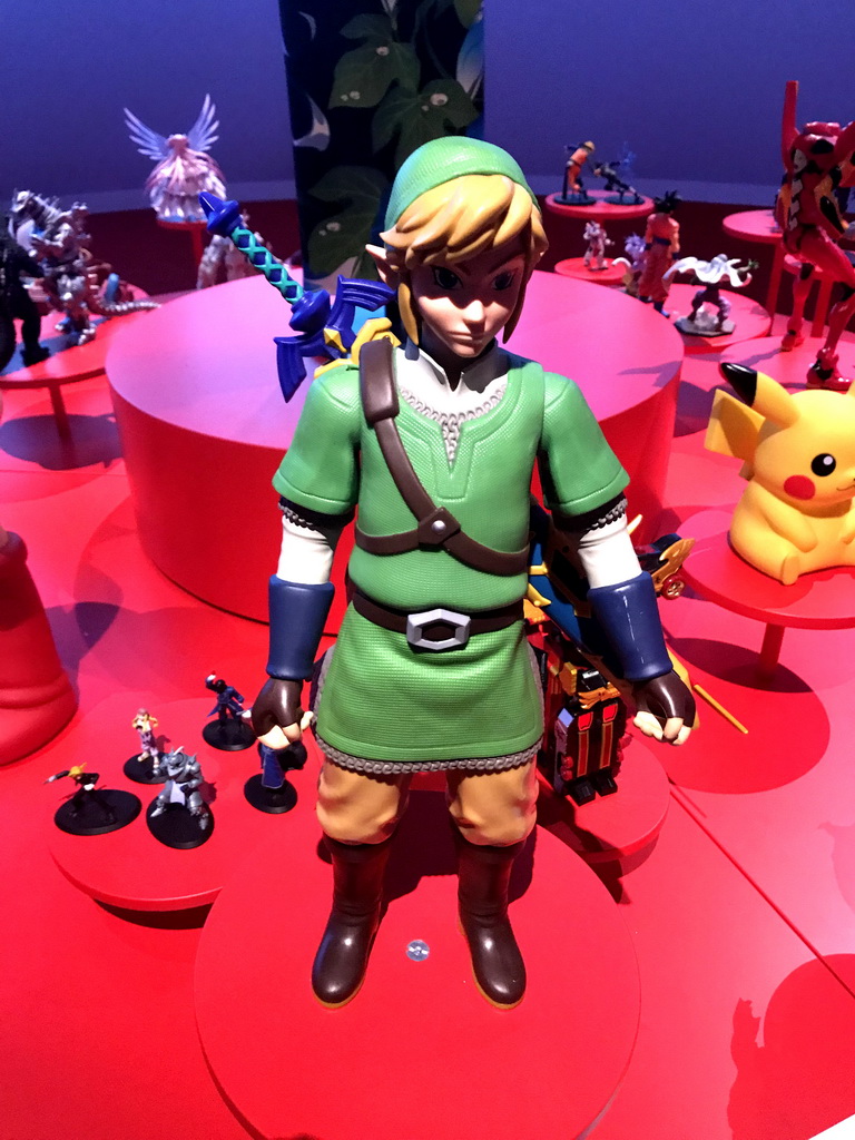 Statuette of Link at the Cool Japan exhibition at the Second Floor of the Tropenmuseum