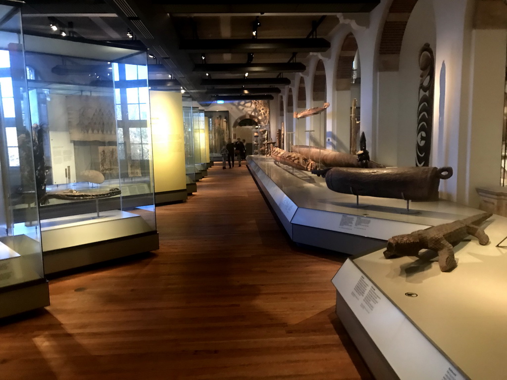 Interior of the New-Guinea exhibition at the First Floor of the Tropenmuseum
