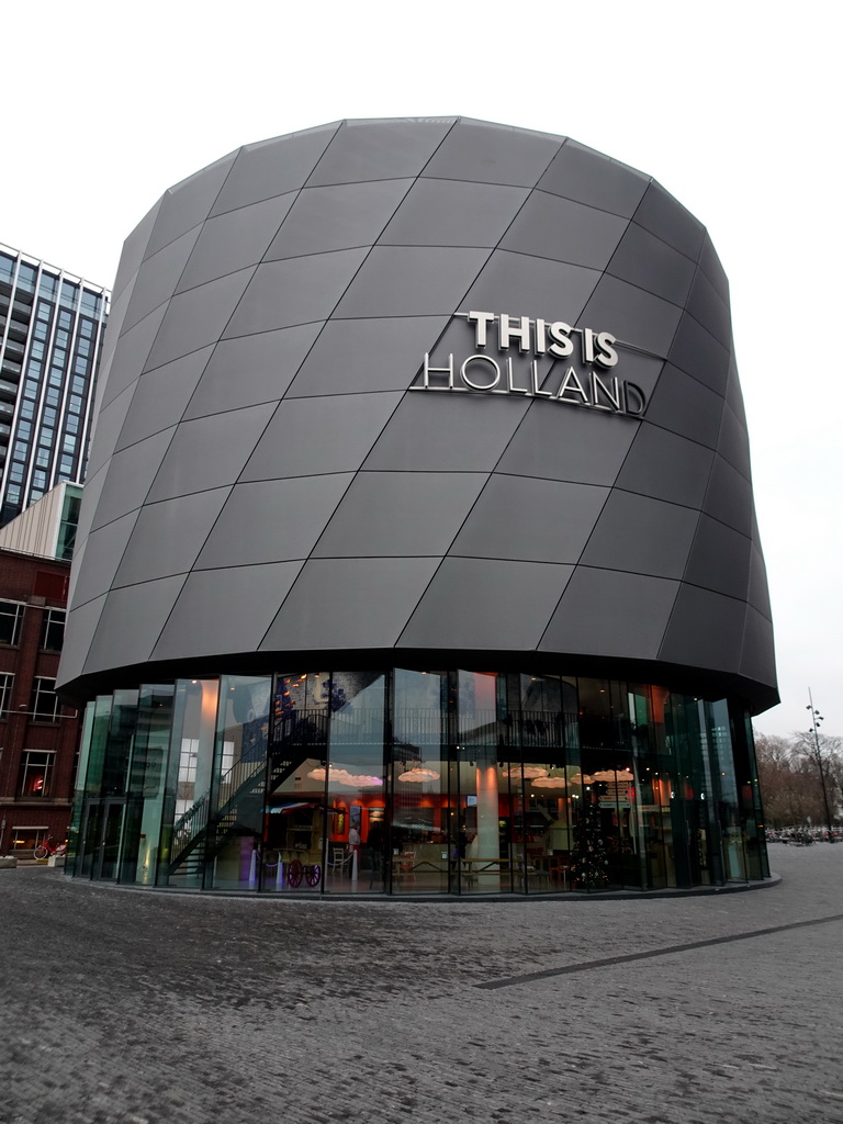 Front of the This is Holland building at the Overhoeksplein square