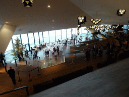 Main staircase and restaurant of the EYE Film Institute Netherlands, during the SURFsara Super Day 2018 conference