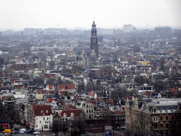 The Westerkerk church, viewed from the A`DAM Lookout Outdoor observation deck at the A`DAM Tower