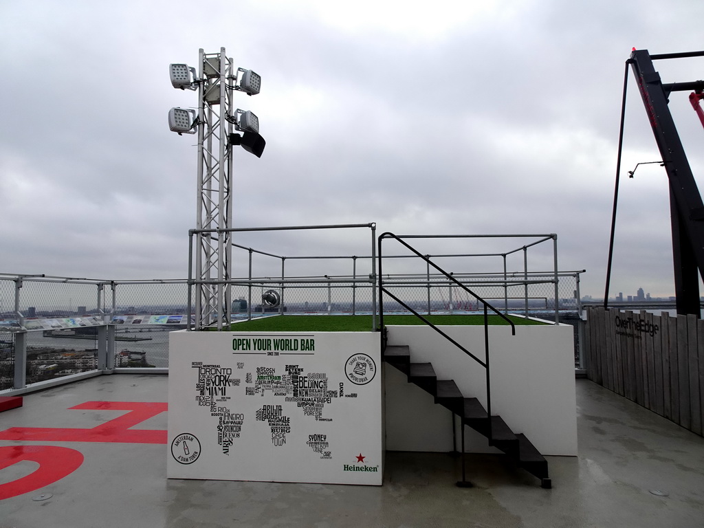 Platform at the A`DAM Lookout Outdoor observation deck at the A`DAM Tower