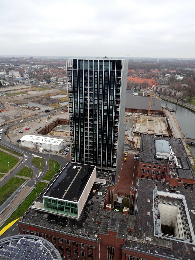 The Public Space building, viewed from the A`DAM Lookout Outdoor observation deck at the A`DAM Tower